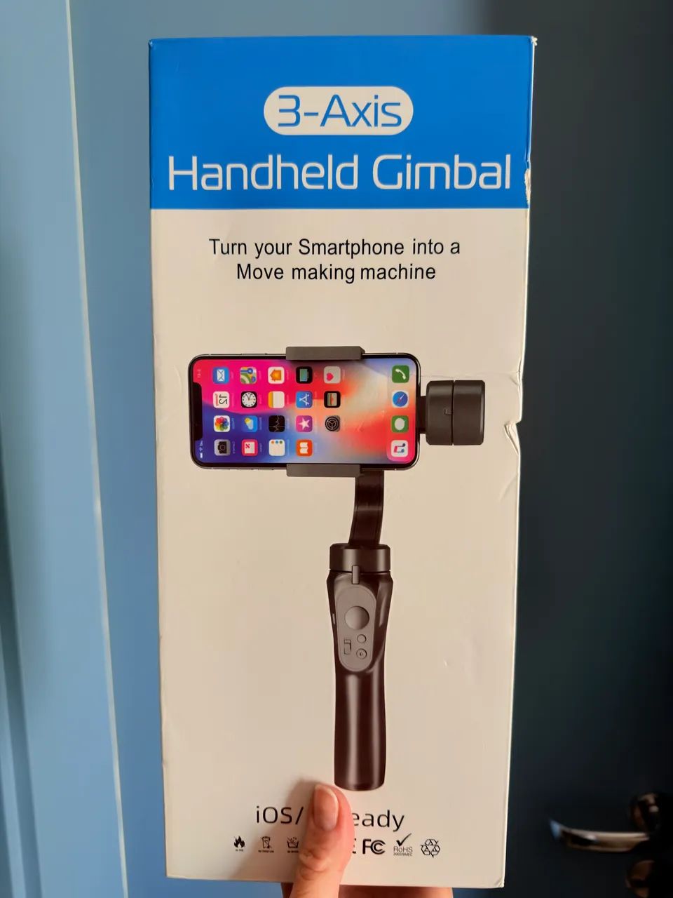 Gimbal Estabilizador 3 Eixos para Smartphone - iOS e Android - Foto 3