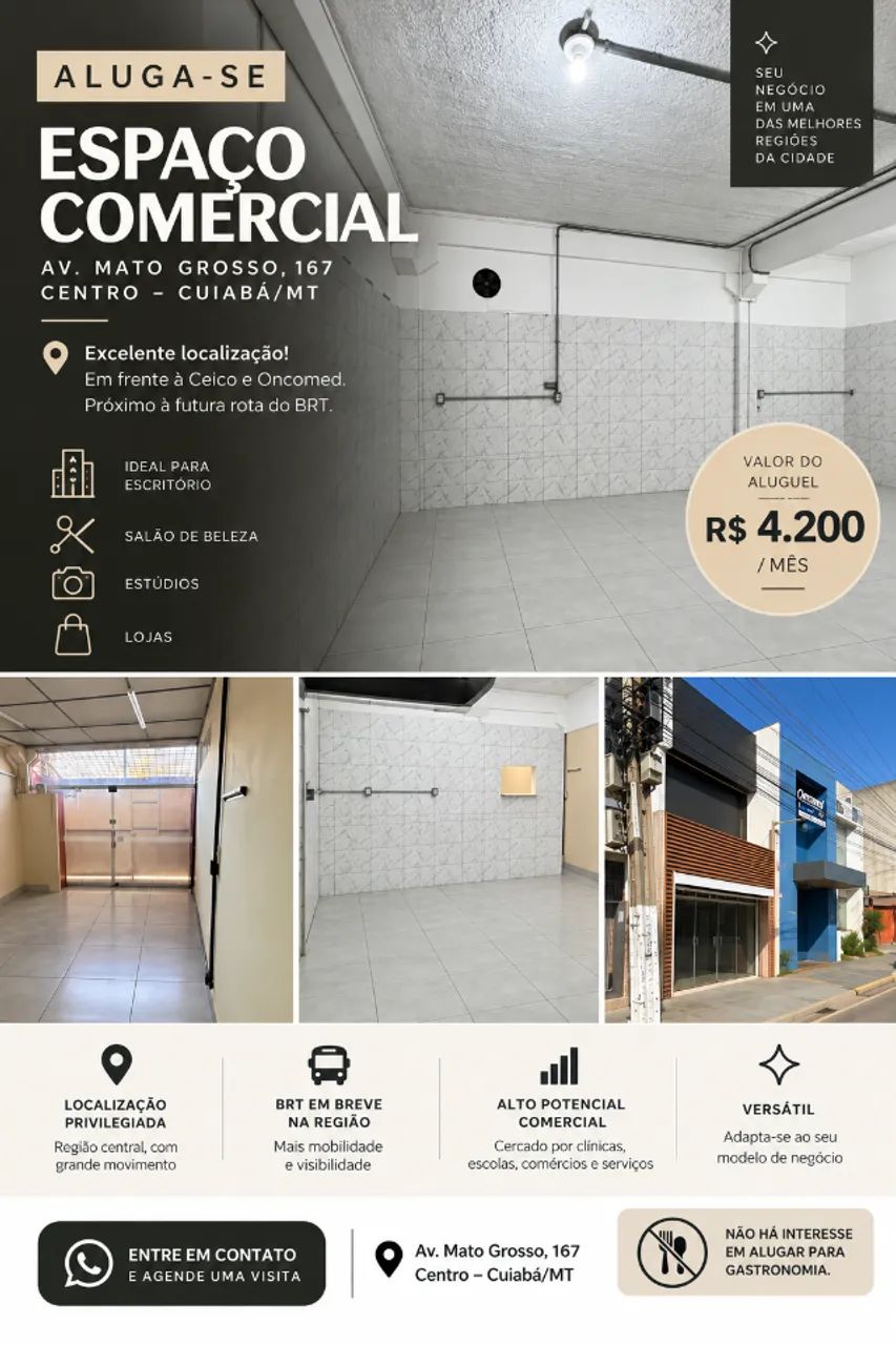 Ponto Comercial na Av. Mato Grosso