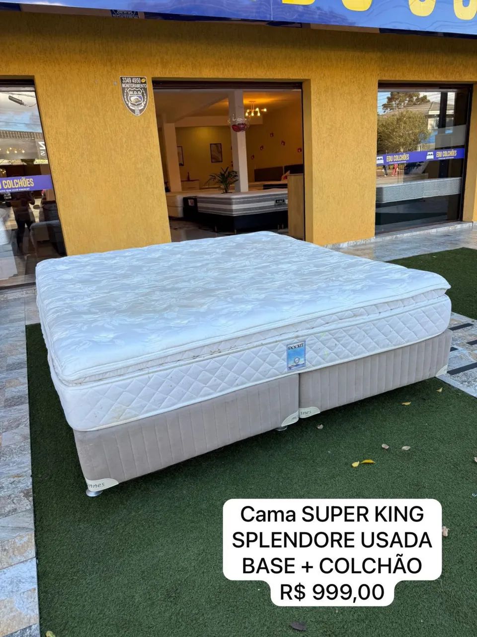 Cama box SUPER KING SPLENDORE USADA TOP - ENTREGAMOS 