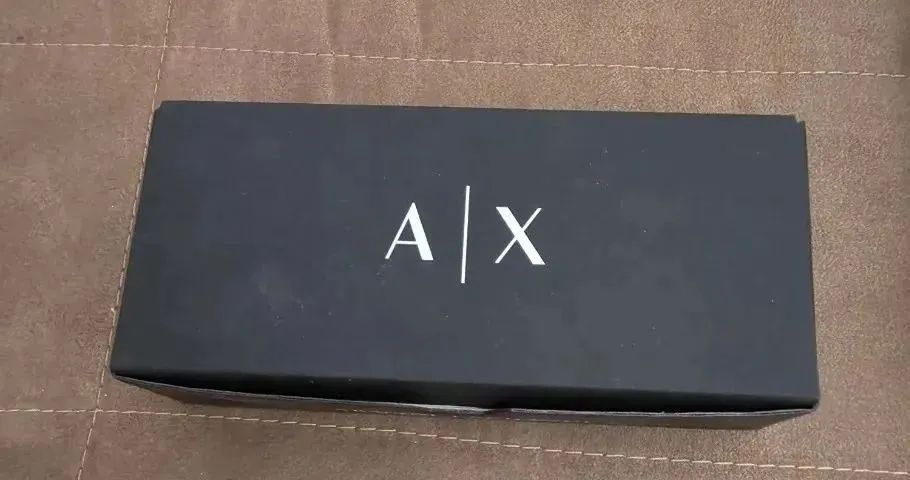 Armani Exchange Armação retangular masculina Ax1064 6003 56 Nova!! - Foto 2