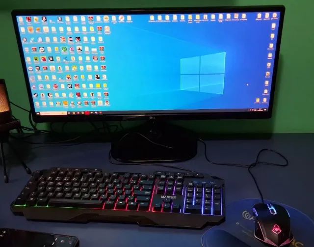 Computador Gamer com monitor, mouse e teclado - Foto 3