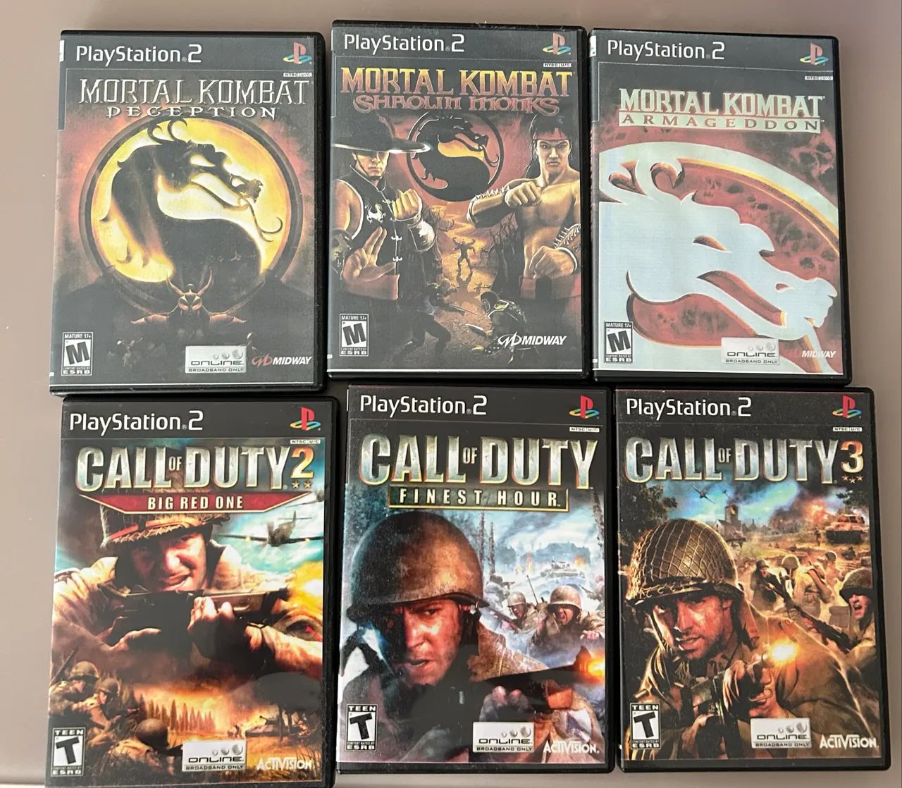 Jogos de Ps2 réplicas