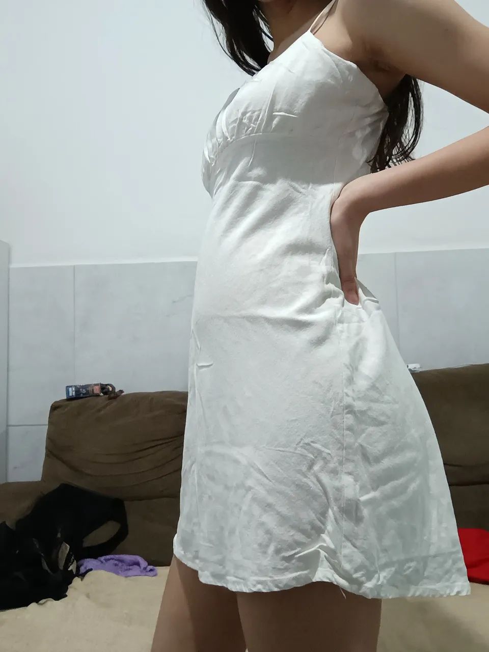 VESTIDO BRANCO, TAMANHO P - Foto 2