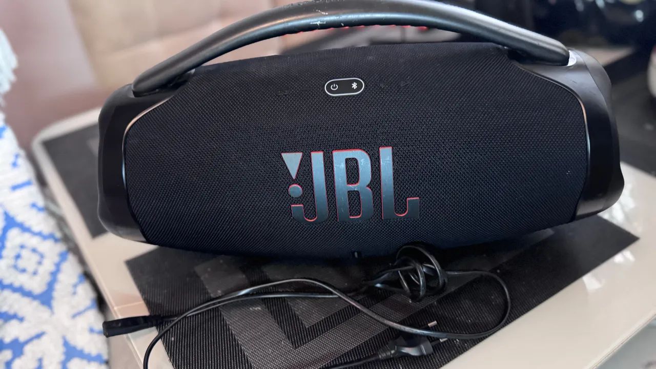 Caixa De Som Boombox 3 Bluetooth Preta Jbl - Foto 5