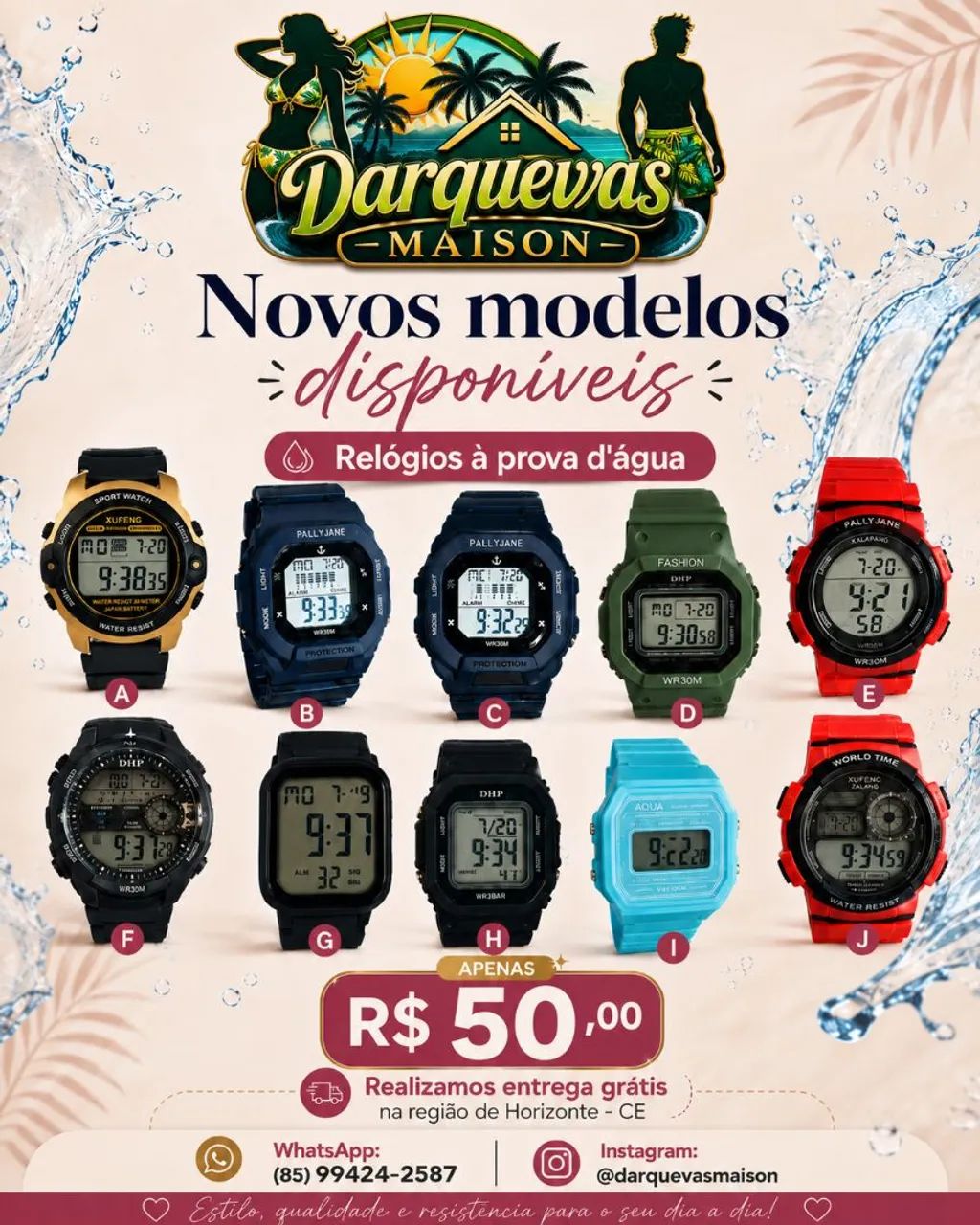 Vendemos relógios novos a prova da água. - Foto 2
