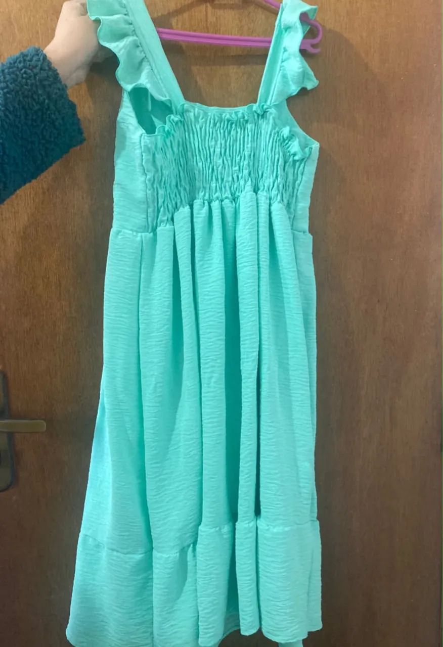 Vestido infantil verde  - Foto 2