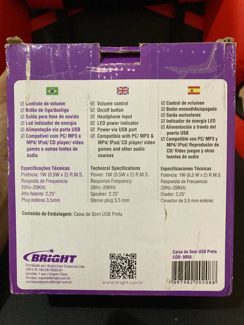 Caixa de Som USB Speaker - Foto 5