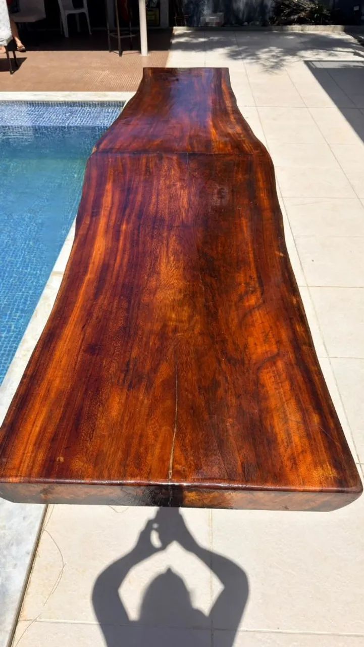 Mesa de madeira maci ça  - Foto 2