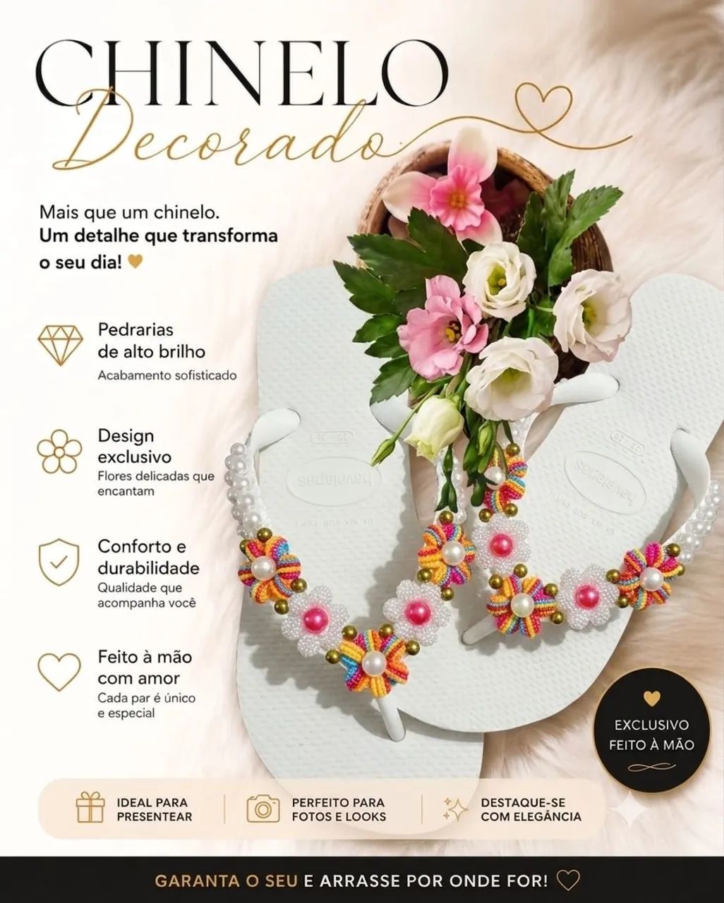 HAVAIANAS DECORADA - Foto 5
