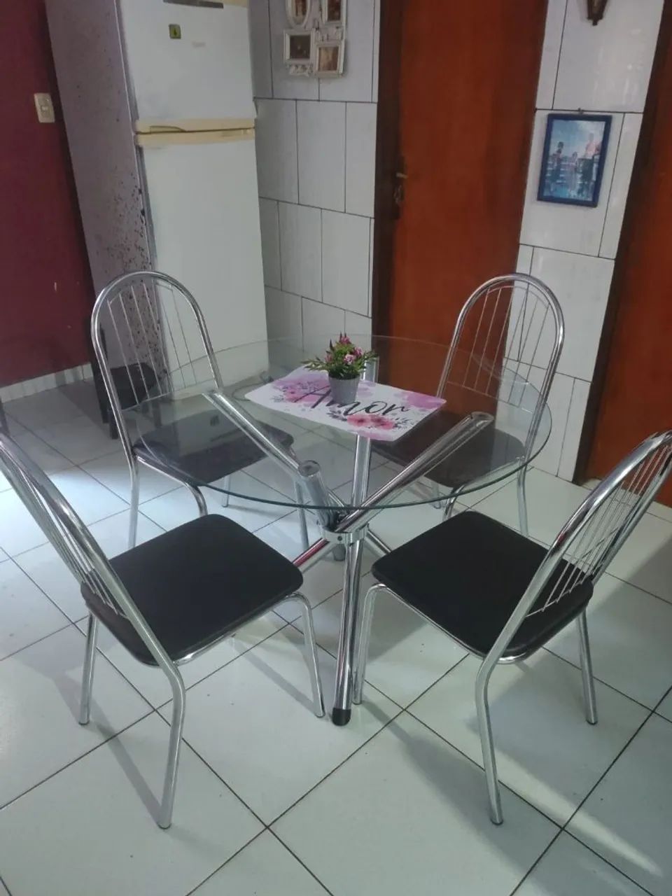 Mesa de vidro Redonda  - Foto 2