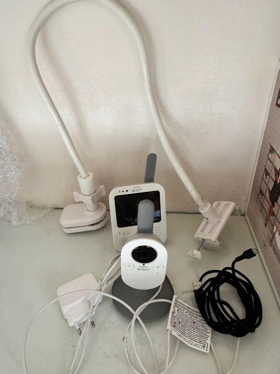Babá eletrônica Philips Avent com suporte de berço  - Foto 2