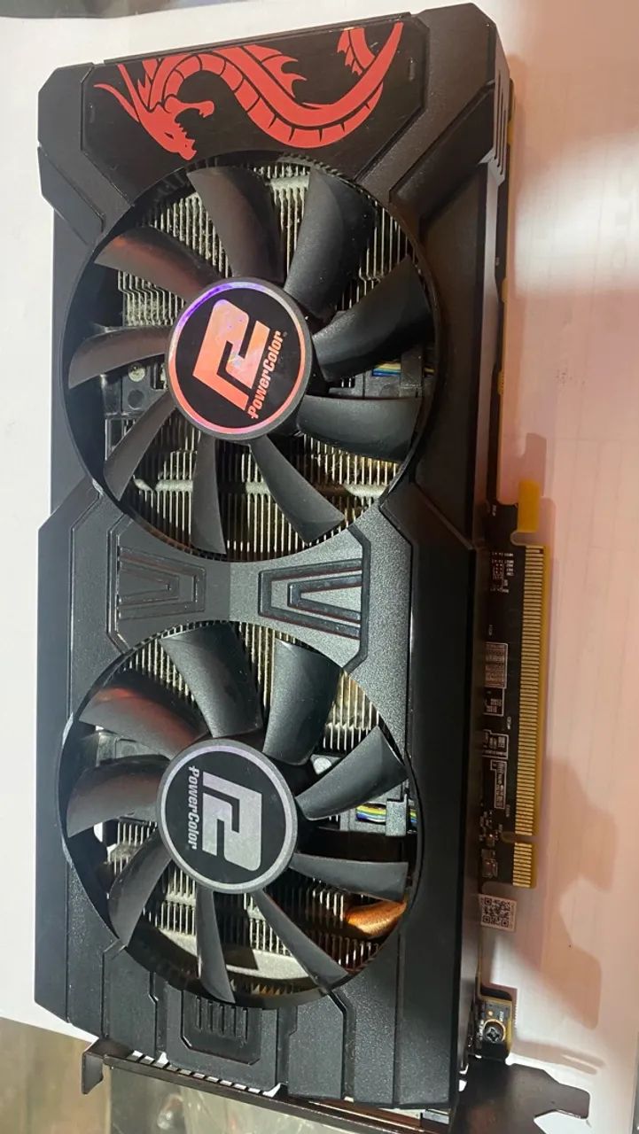 Placa de Vídeo RX570 com defeito