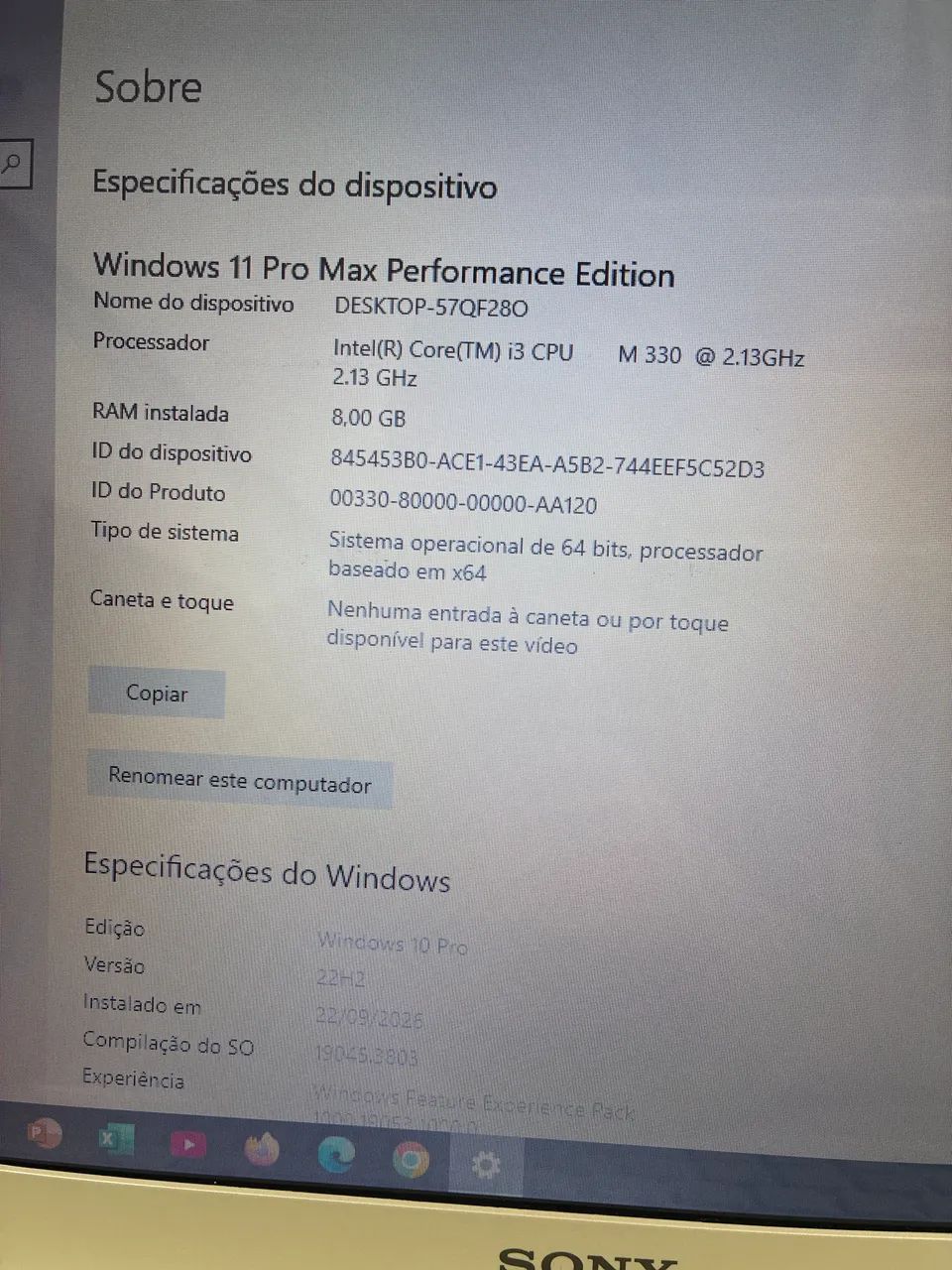 Notebook SONY VAIO core i3 8G memória  - Foto 3