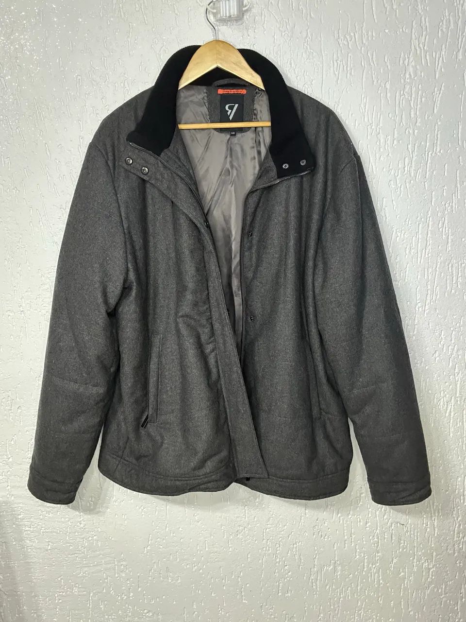 Jaqueta masculina plus size 