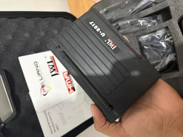 MICROFONE SEM FIO JWL BRASIL U-8017 ? NOVO! - Foto 4