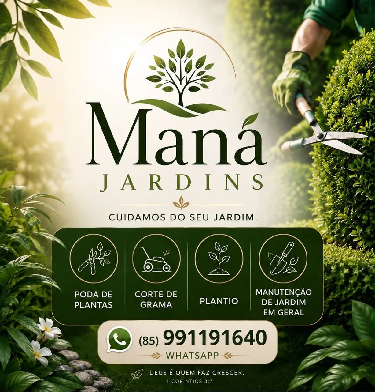MANUTENÇÃO DE JARDINS