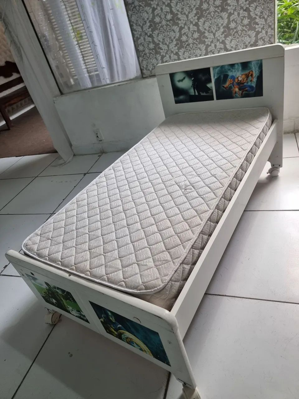 Cama infantil com colchão  - Foto 2