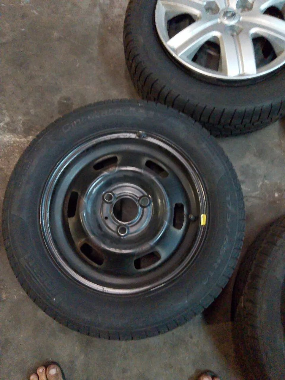 Rodas do kwid de ferro aro 14 - Foto 4