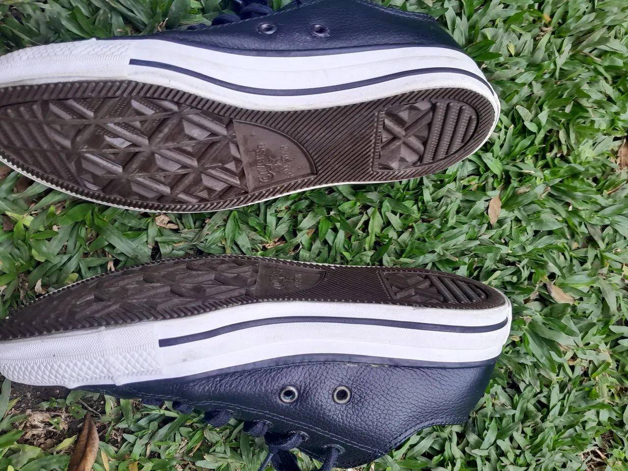 Tenis all star couro usado 2x - Foto 3