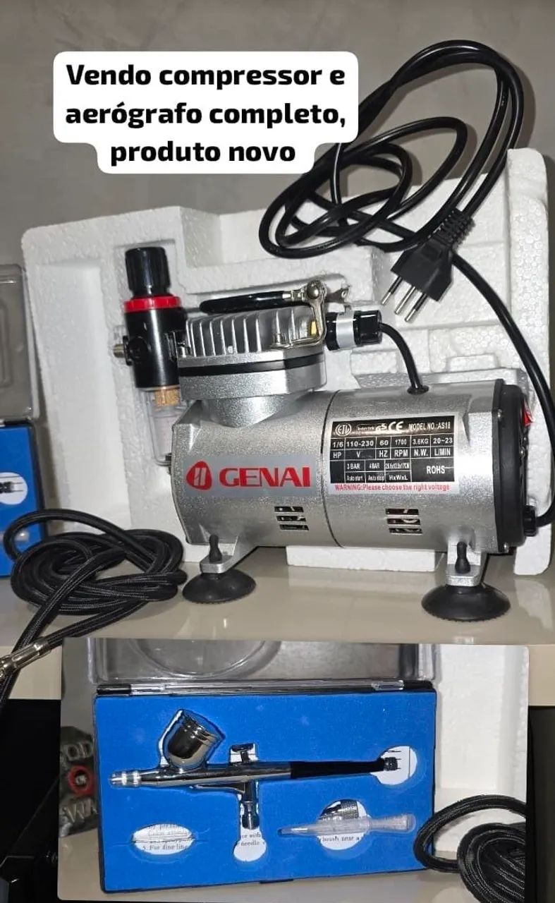 Compressor E aerógrafo  - Foto 4