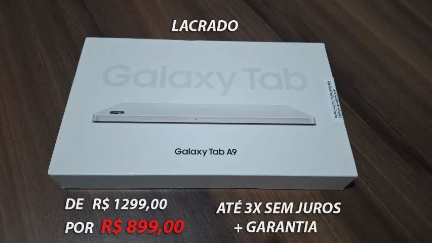 [LACRADO] Tablet Samsung Galaxy Tab A9, Wifi 8.7" 4gb 64gb (Até 3x sem juros)