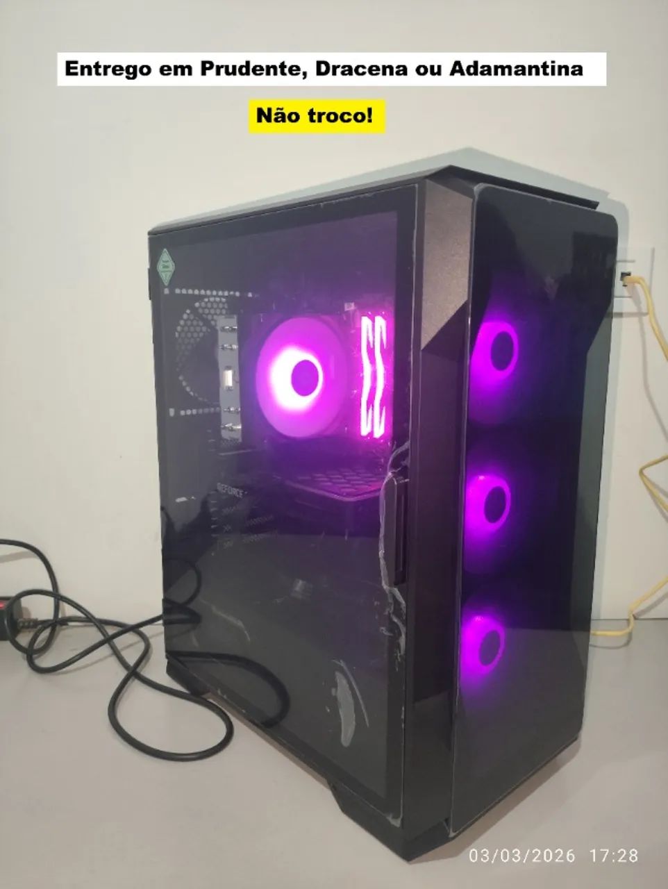 Pc Gamer AMD Ryzen 7 5700x 32GB RTX 3060Ti - Computadores e