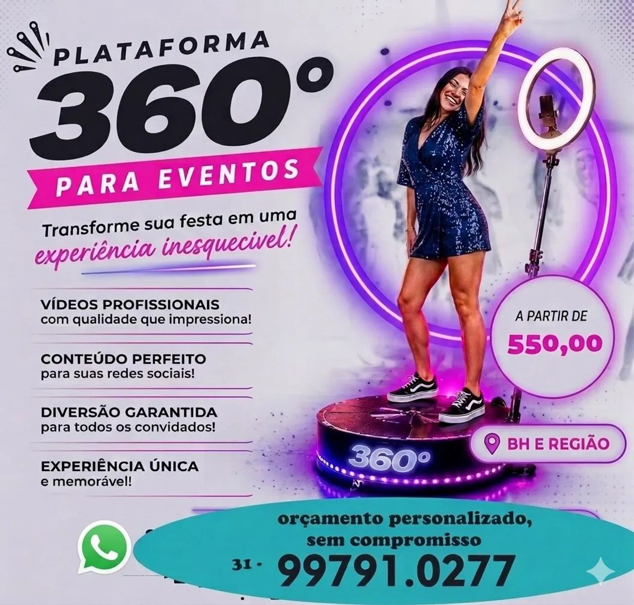 Plataforma 360°  vídeos divertidos 