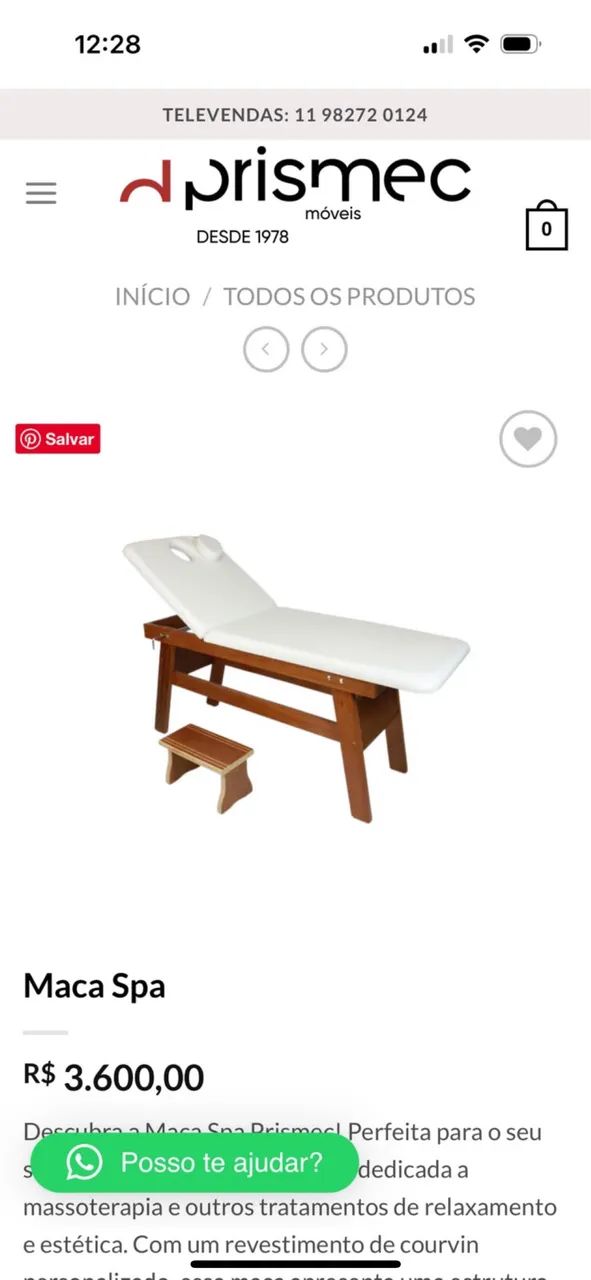 Maca estética para spa entrego também nova tá 3.600$ - Foto 3