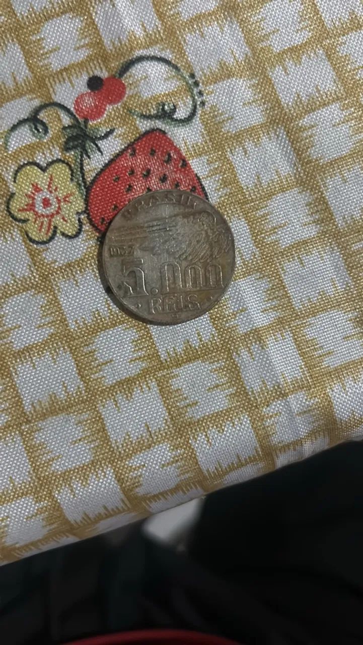 Moeda de 5000REIS 1937 - Foto 4