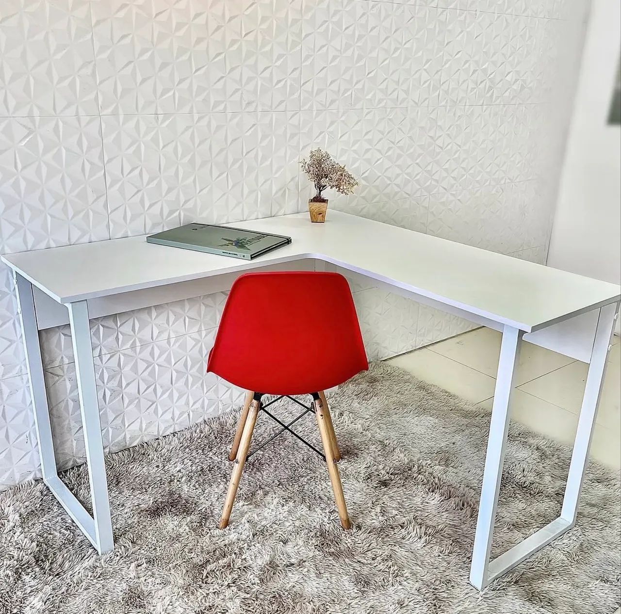 MESA EM L NOVA - PRONTA ENTREGA - Foto 2