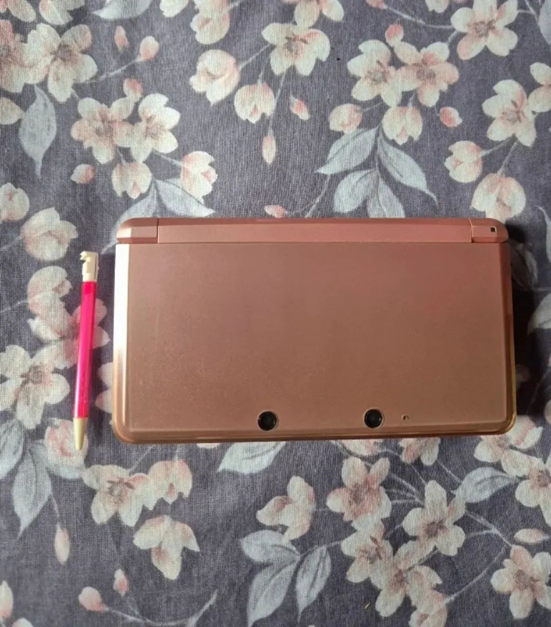 nintendo 3ds impecável rosa destravado com loja para baixar jogos + case - Foto 3