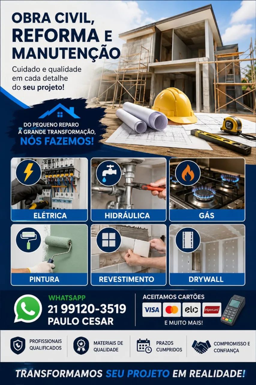 Obras e Manutenções 