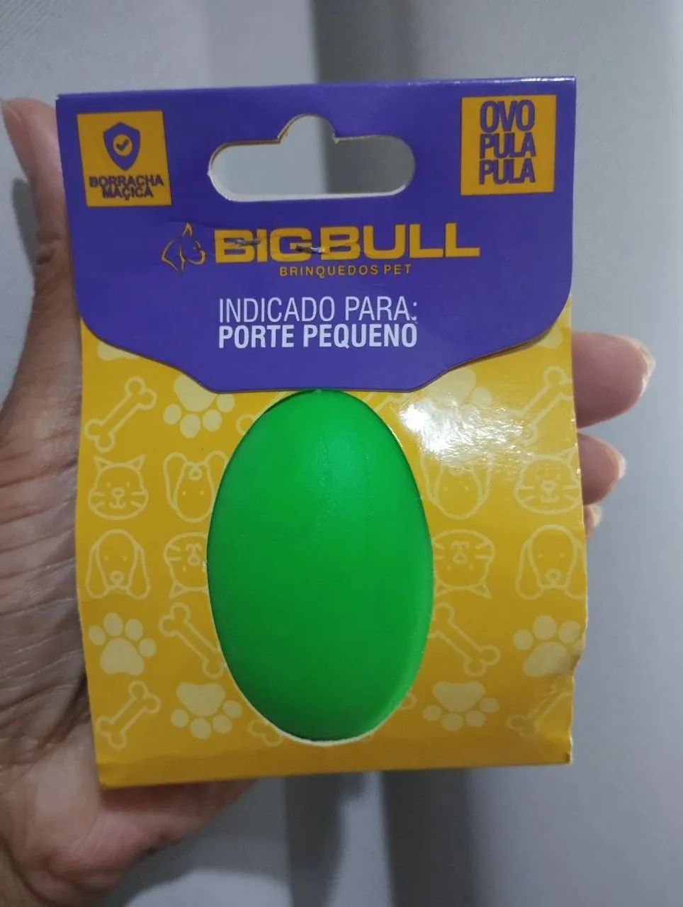 Mordedor para cães Ovo de Borracha Big Bull - Foto 3