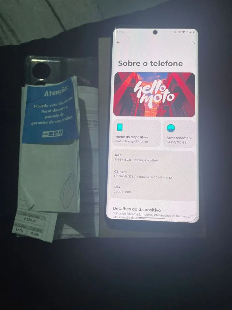Motorola Edge fusion 50 