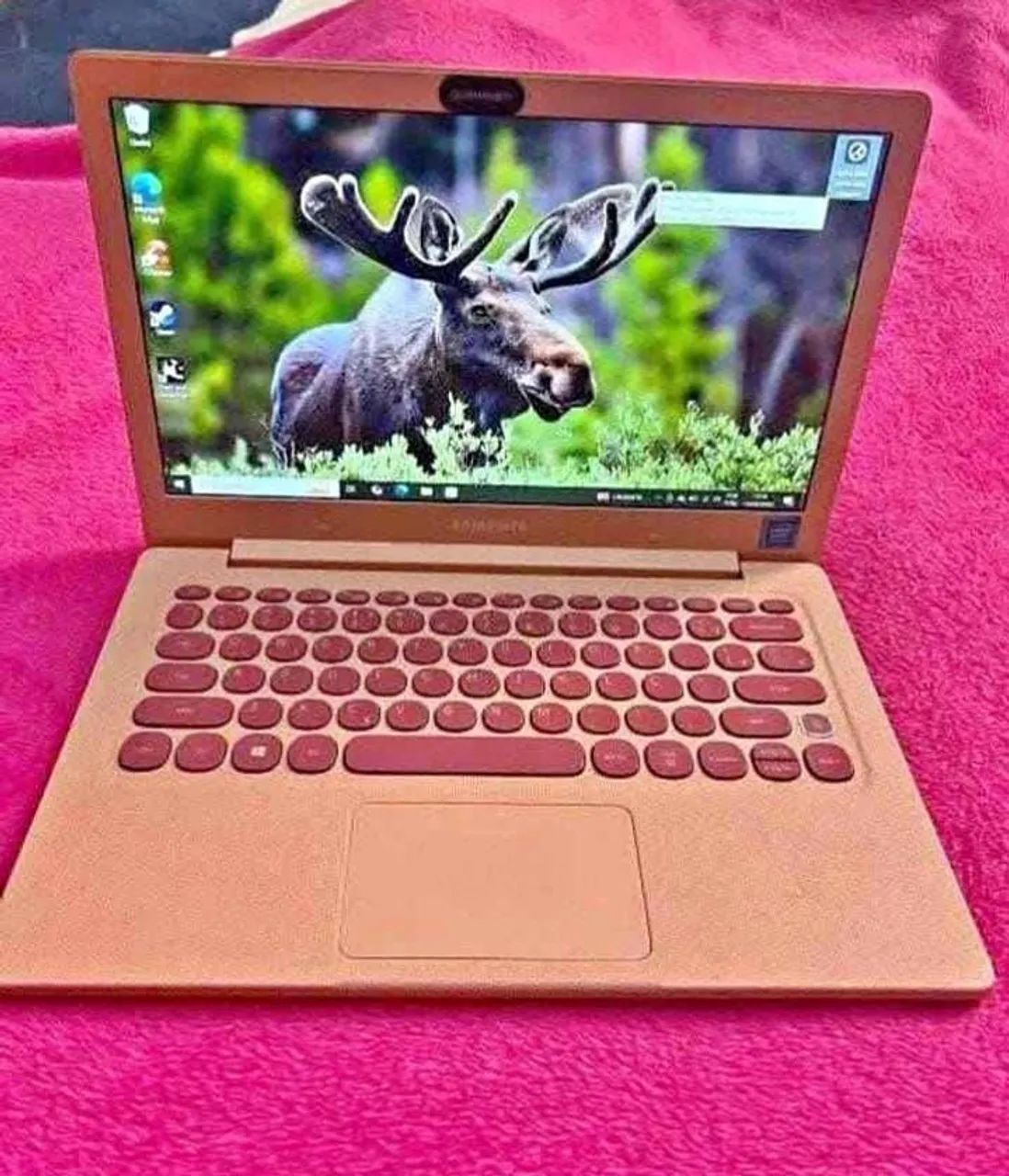 Notebook Samsung rosa