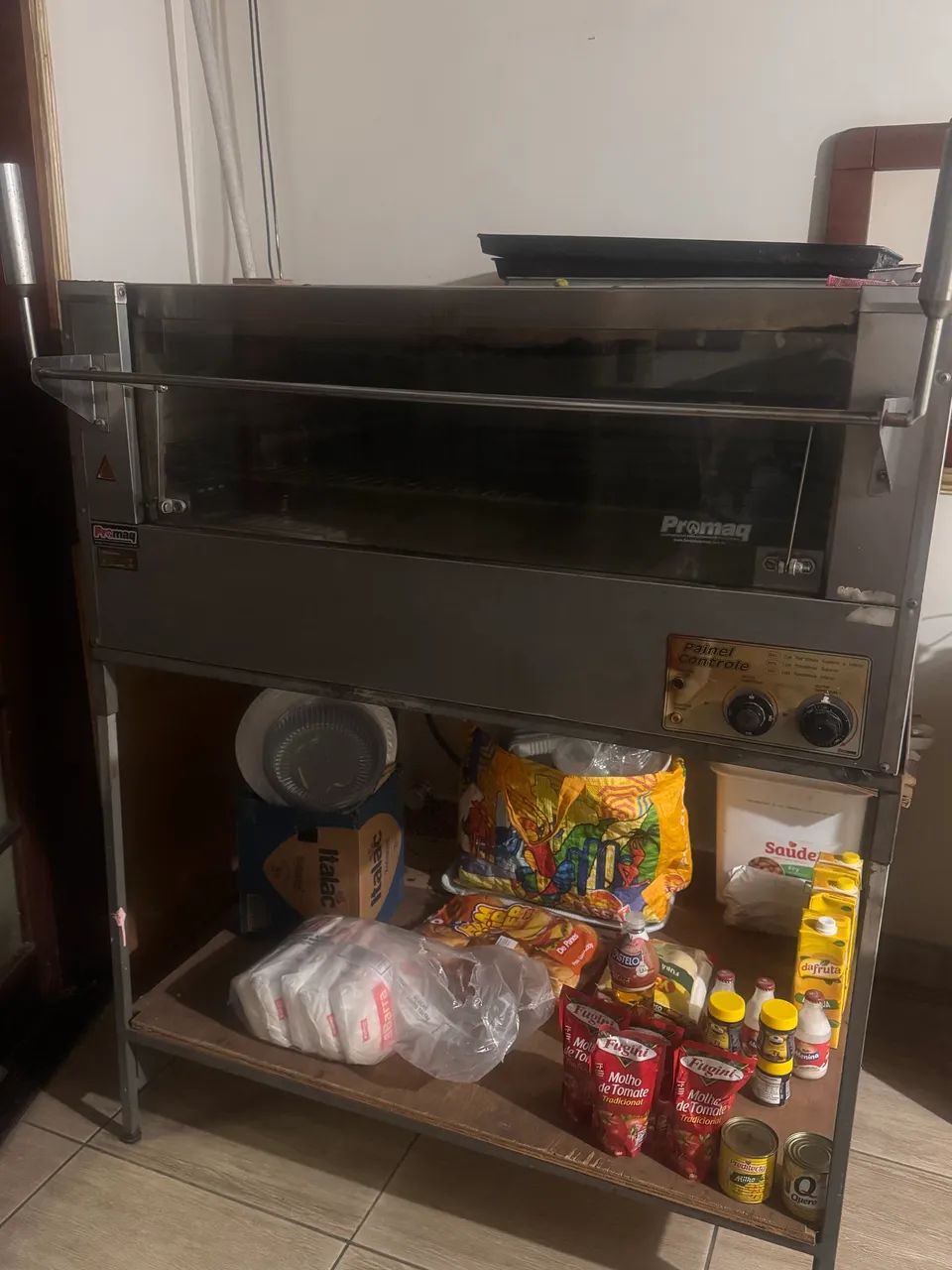 Forno industrial grande, elétrico! 