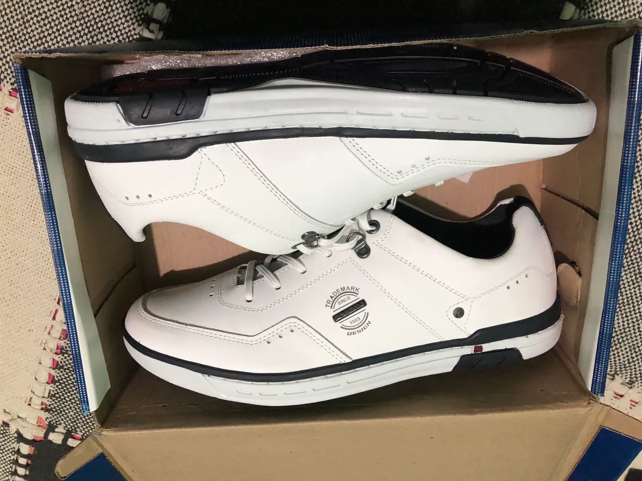 SAPATO PEGADA BRANCO (TAM 43) - Foto 2