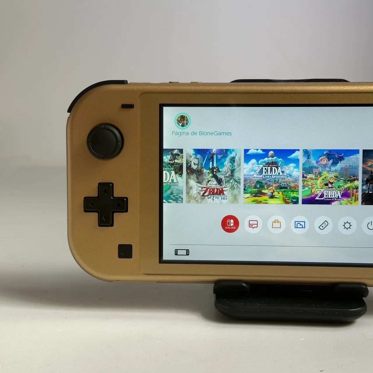 Nintendo Switch Lite Hyrule Edition Desbloqueado 128gb  - Foto 4