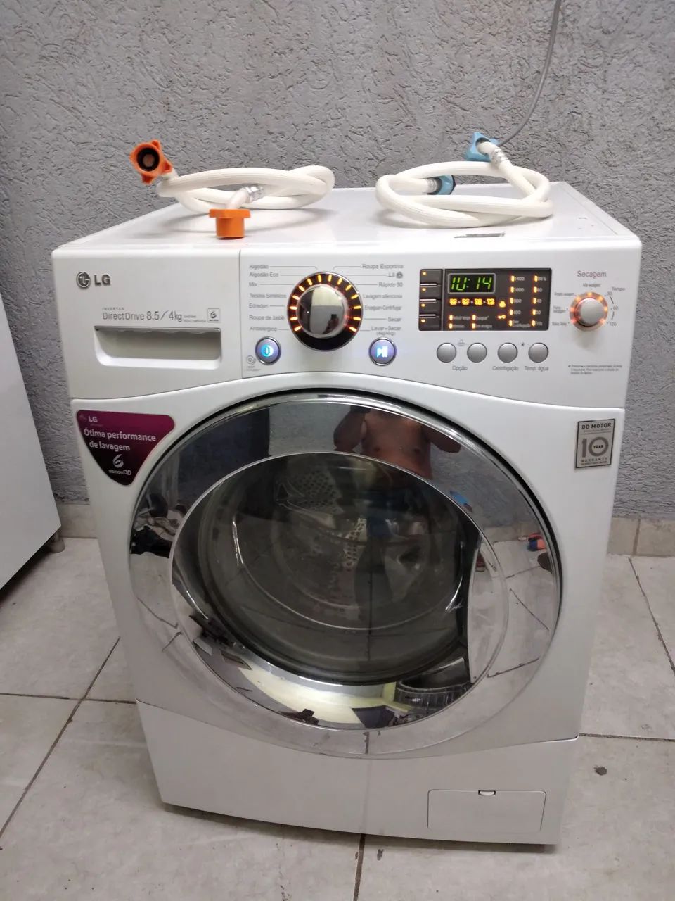 LAVA E SECA LG 8.5KG MOTOR INVERTER 