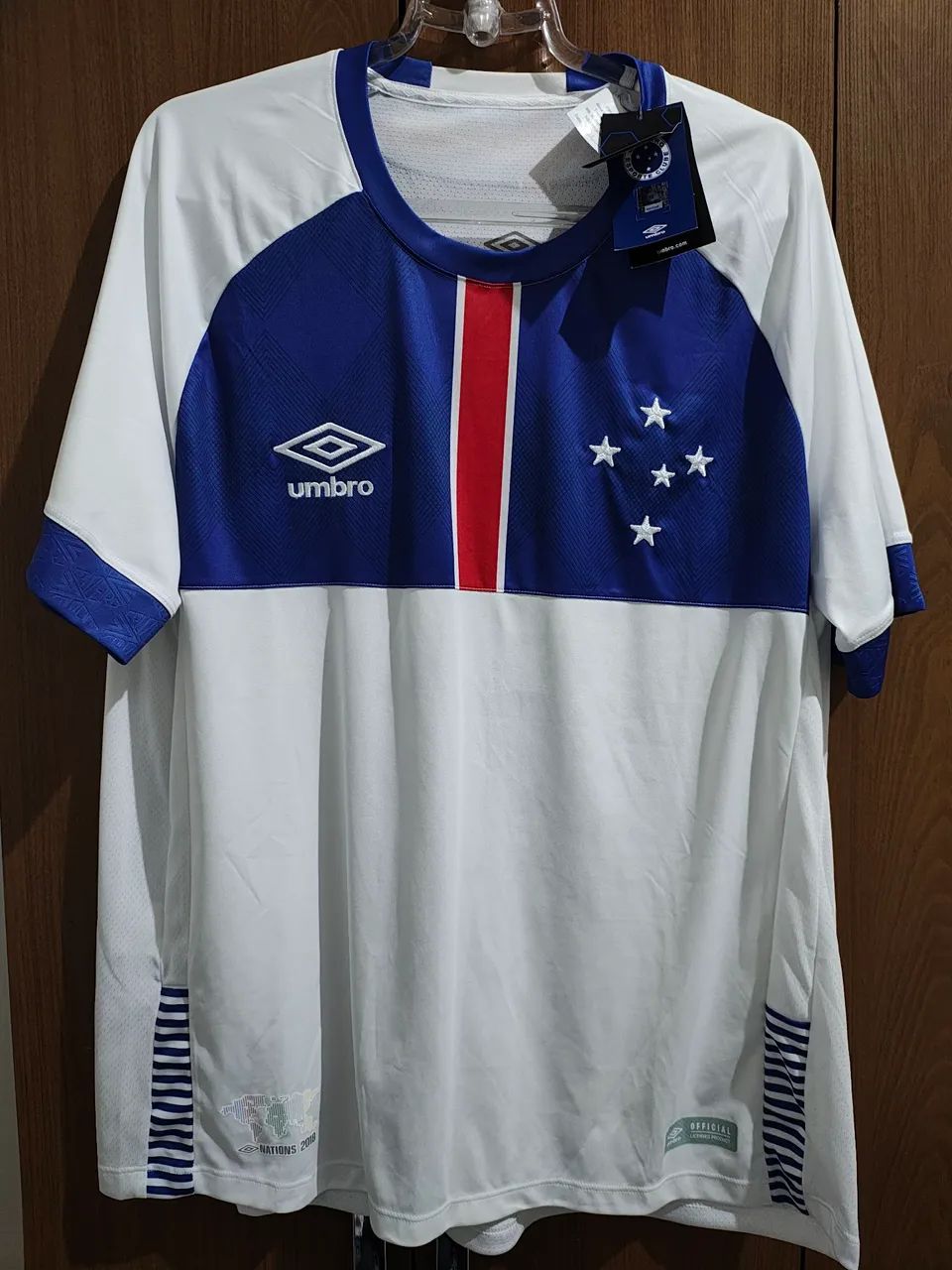 Camisa Oficial Cruzeiro Umbro Comemorativa Copa do Mundo 2018