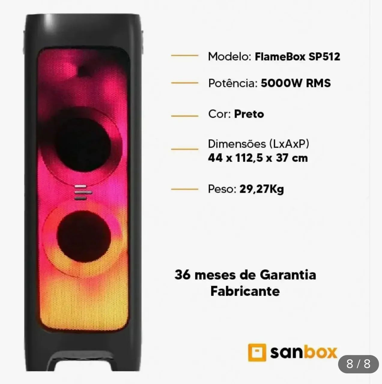 Caixa de som Pulse sp512 função DJ - Foto 4