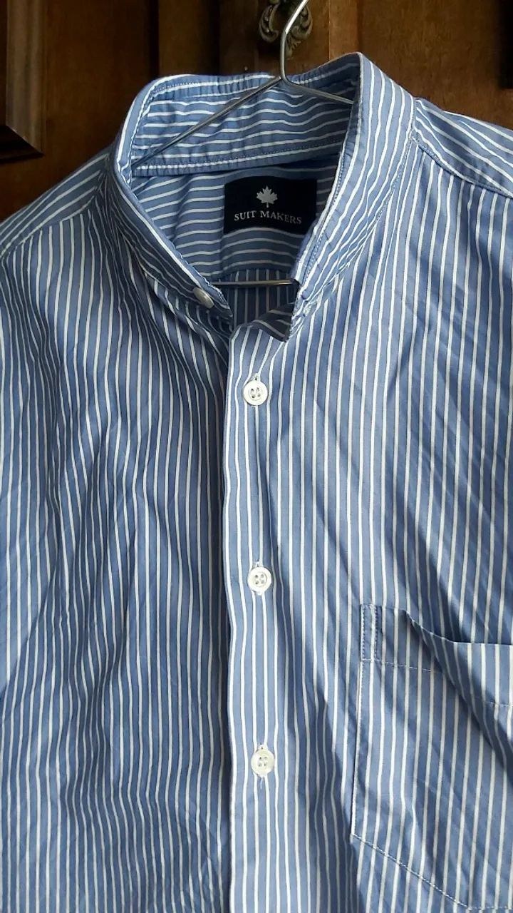 Camisa listada m - Foto 4
