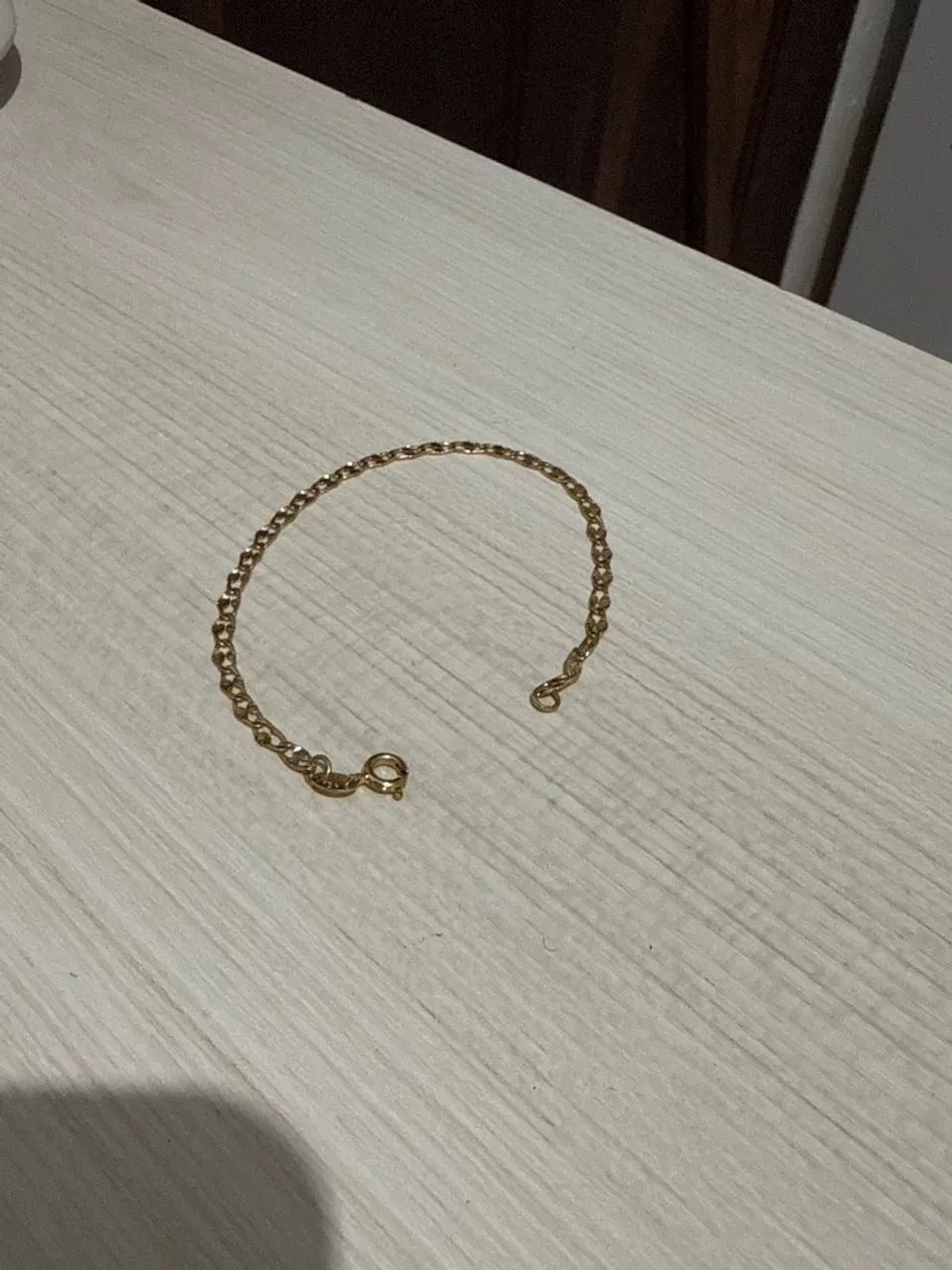 Pulseira banhada em ouro