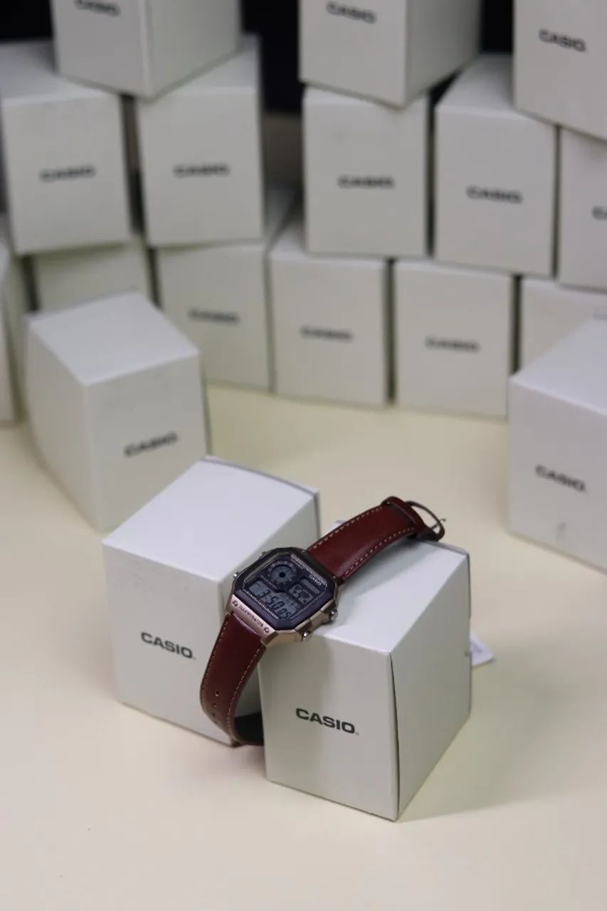 RELOGIO CASIO ROYALE DIGITAL WORLD TIME AE-120WHL-5AVDF - Foto 3