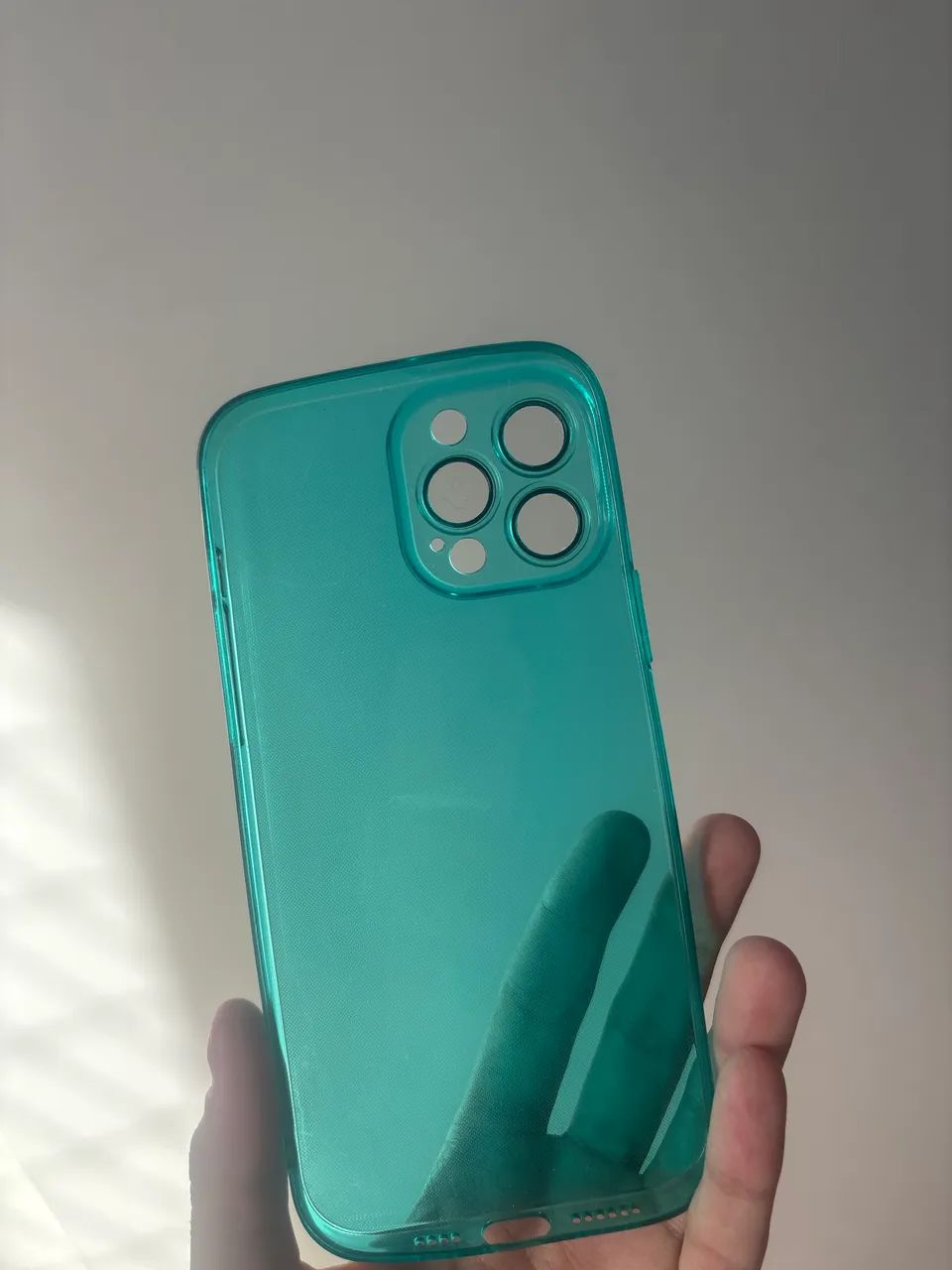 Capa Verde Água Iohone 13 Pro Max - Foto 2