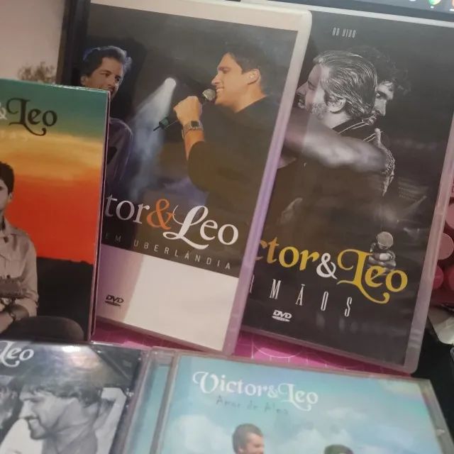 Kit CDs e DVDs Victor e Leo (11 itens) - Foto 4