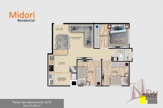 Apartamento 03 quartos no Parque da Fonte, São José dos Pinhais - Foto 11