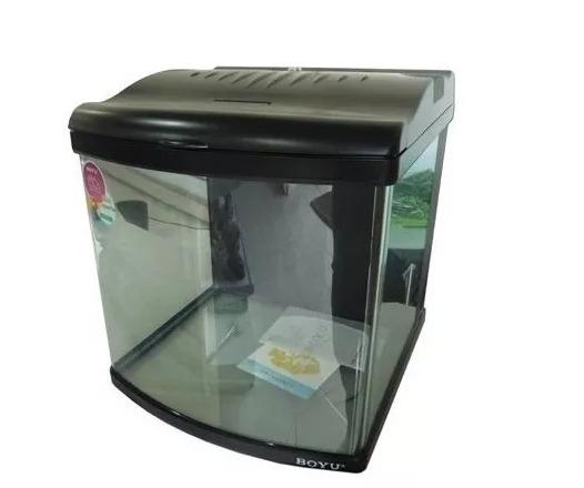 Aquario Boyu Mt50 - Vidro Curvo Com Iluminação, Bomba, Midias