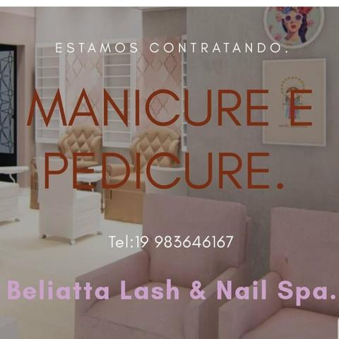 Manicure com experiência