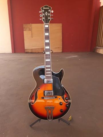 Guitarra Semi Acústica Ibanez Artcore Ag-75bs C/ Semi Case - Foto 2